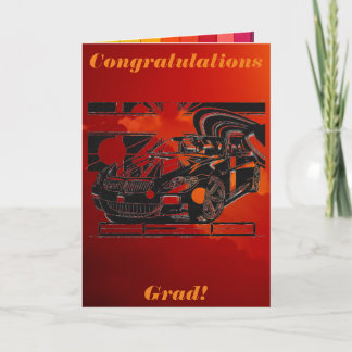 montage inkt tekening - sportauto het middelpunt . kaart