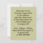 Montage Shotgun Western Invitation Retraite OU (Dos)