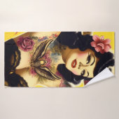 Montage vintage Glam (Serviette de bain)