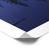 Montagehout en reflectie, oregon poster (Hoek)