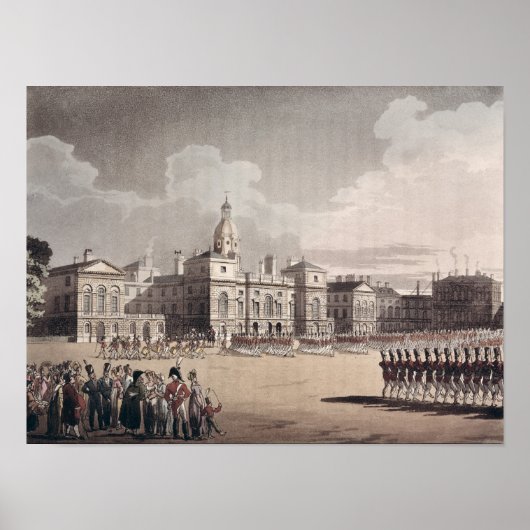 Montagewacht in St. James's Park Poster (Voorkant)