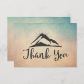 Montagne avec Sunrays Merci (Devant / Derrière)