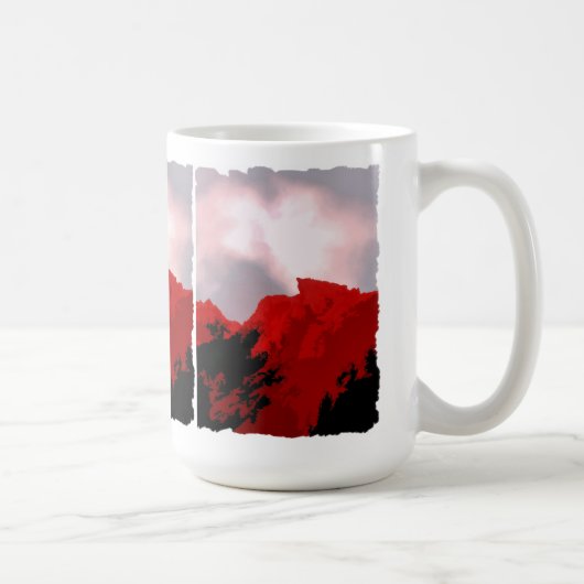 MONTAGNE CAFÉ MUG (Droite)