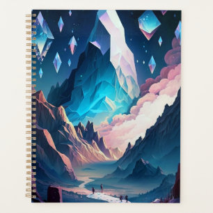 Montagne De Crystal Imaginaire Planificateur Paysa