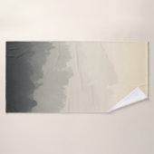 MONTAGNE ENTOURÉE D'ARBRES (Serviette de bain)