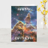 montagne mystique, carte d'anniversaire d'image hu (Fleur jaune)