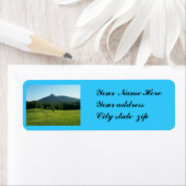 MONTAGNE PILOTE, - ÉTIQUETTES D'ADRESSE DE RETOUR (En situation)