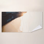 MONTAGNE ROCHEUSE Brown EN JOURNÉE (Serviette de bain)