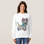 Montagne Terrier blanc occidentale - sweatshirt (Devant entier)