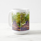 MONTAGNE VÉLO CAFÉ MUG (Devant gauche)