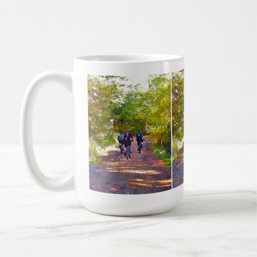 MONTAGNE VÉLO CAFÉ MUG (Gauche)