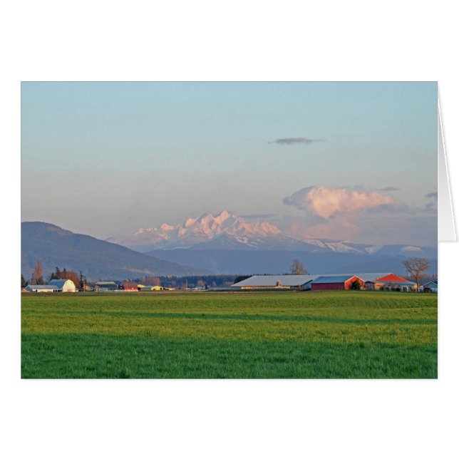 Montagnes à trois doigts dans l'État de Washington (Devant horizontal)