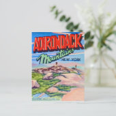 Montagnes Adirondack NY Carte postale (Debout devant)