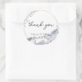 Montagnes aquarelle - Autocollant (Sac)