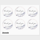 Montagnes aquarelles - Autocollant (Feuille)