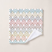 Montagnes Art Déco (Gant de toilette)