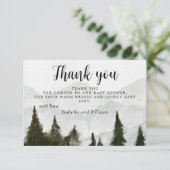 Montagnes Baby shower Merci (Debout devant)