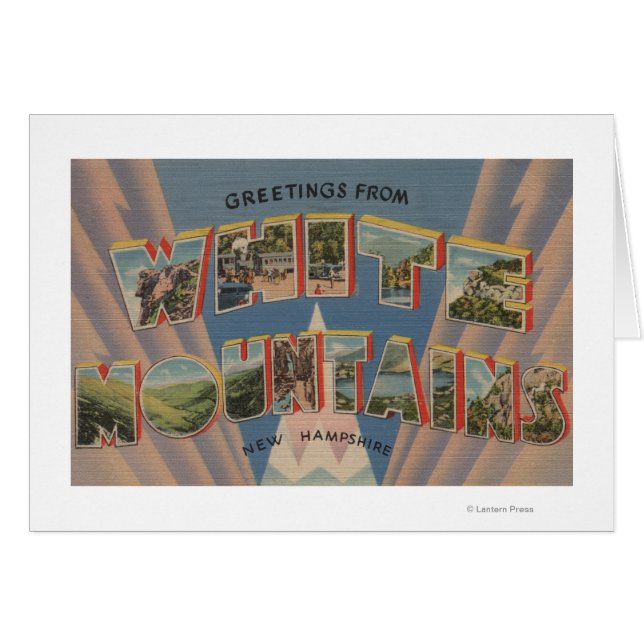 Montagnes blanches, New Hampshire 2 (Devant horizontal)