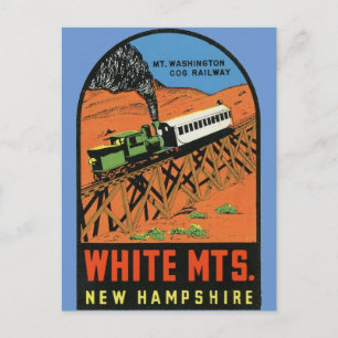 Montagnes Blanches, New Hampshire  Carte postale