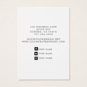 Montagnes Bleues Abstraites Porte-Cartes (Dos)