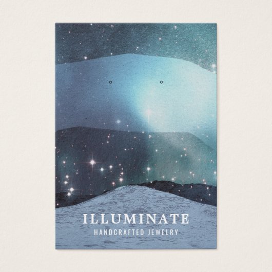 Montagnes Bleues Abstraites Porte-Cartes (Devant)