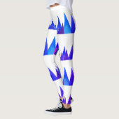 Montagnes Bleues, Leggings Abstraits (Gauche)
