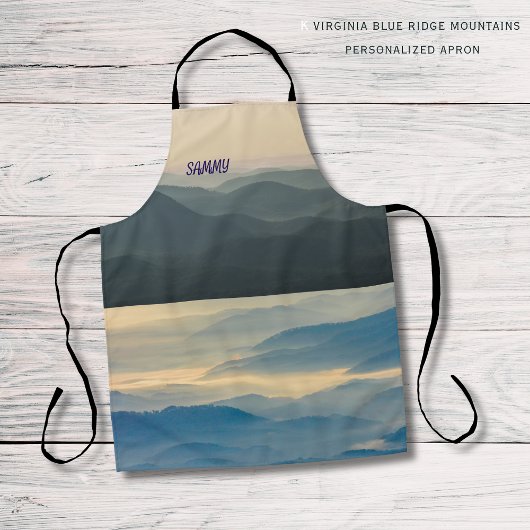 Montagnes Blue Ridge Virginie Tablier