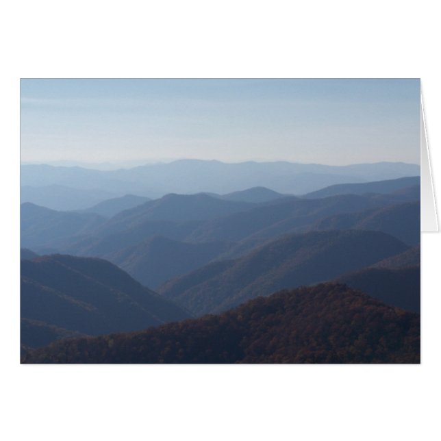 montagnes de la crête bleue (Devant horizontal)
