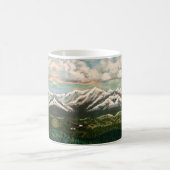 Montagnes de l'Oregon Mug (Centre)