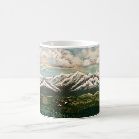 Montagnes de l'Oregon Mug (Centre)