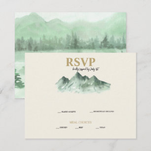 Montagnes de mariage RSVP