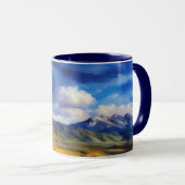 Montagnes en Utah Paysage Art Mug (Devant droit)