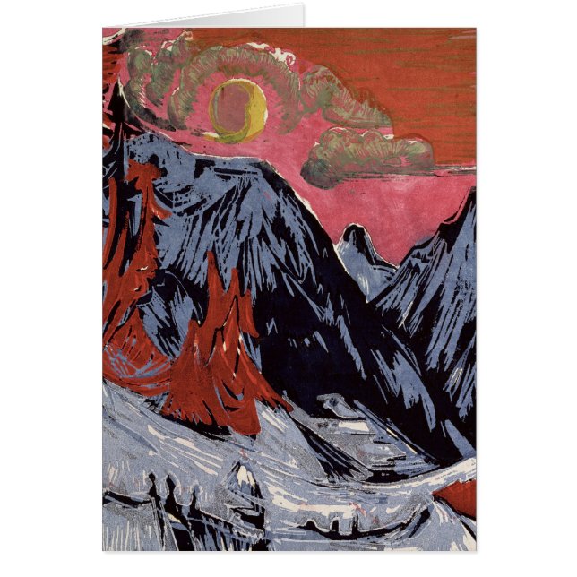Montagnes en Winter, 1919 (Devant)