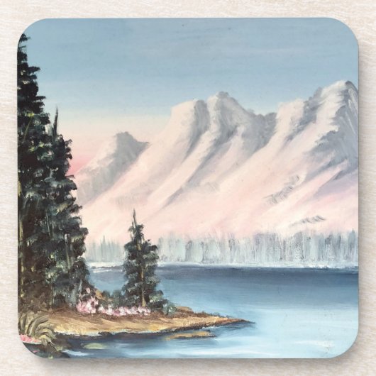 Montagnes et Dessous de verre du lac (Devant)