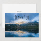 Montagnes et lac Pittoresque Nature Photo Merci (Devant / Derrière)