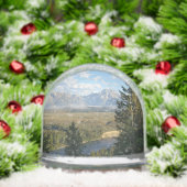 Montagnes et rivière de Jackson Hole (Noël)