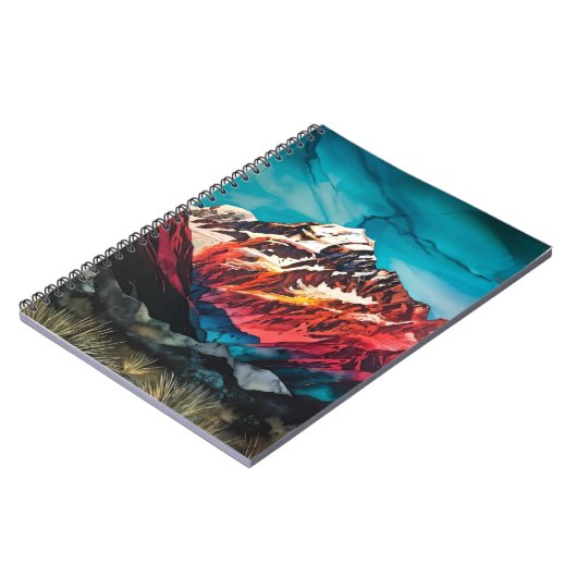 Montagnes | Journal carnet (Côté gauche)