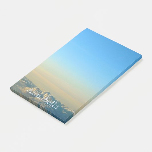 Montagnes nuageuses 4x6 Notes post-it (Incliné)