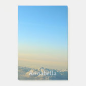 Montagnes nuageuses 4x6 Notes post-it (Devant)