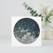 Montagnes par carte de nuit (Debout devant)