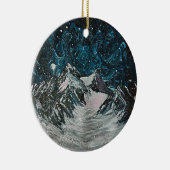 Montagnes par ornement de nuit (Droite)