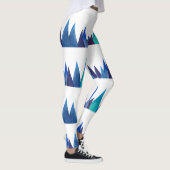 Montagnes Top Leggings d'Art Abstrait (Droite)