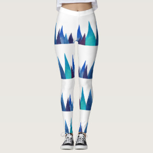 Montagnes Top Leggings d'Art Abstrait