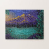 "Montagnes violettes" Puzzle d'art paysager Pittor (Horizontal)