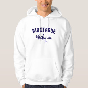 Montague Michigan gedrukte hoodie