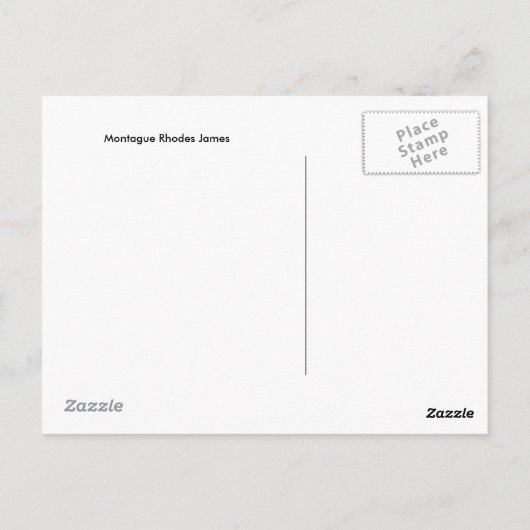 Montague Rhodes James Briefkaart (Achterkant)