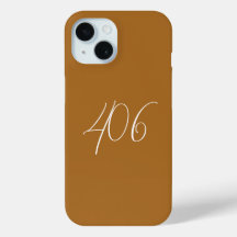Montana 406 Koper Met Witte iPhone / iPad Case