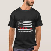 Montana Amerikaanse Vlag Clancy USA Patriottische T-shirt (Voorkant)
