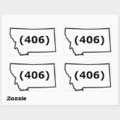 Montana Area Code Sticker (Vel)