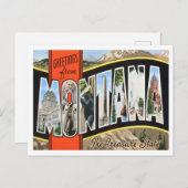 Montana  Big Letters Briefkaart (Voorkant / Achterkant)